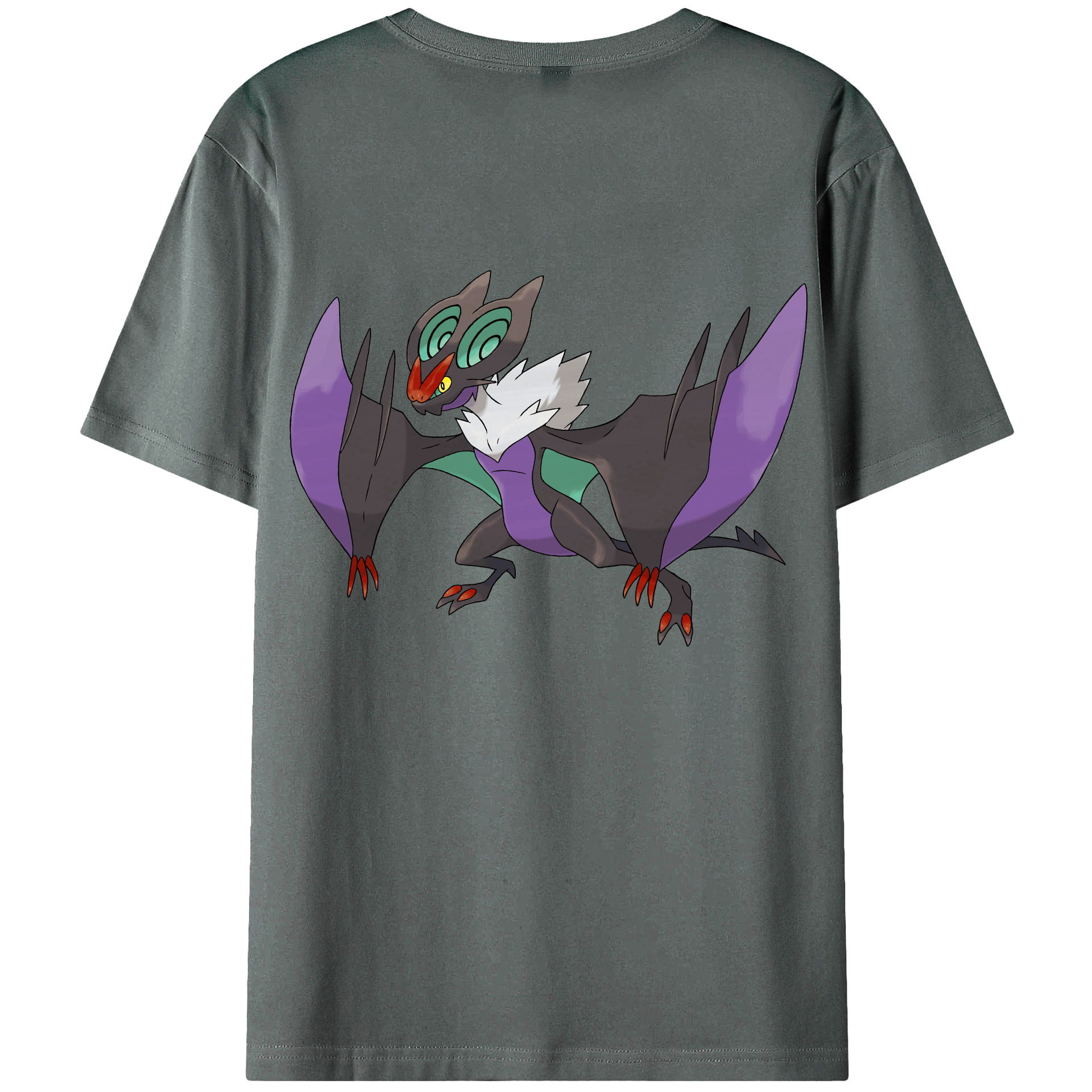 （画像用） ポケットモンスター Pokémon 綿100％半袖Tシャツ（背面プリント）
